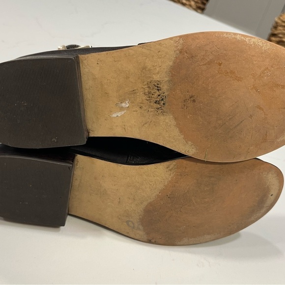 Michael Kors Arley Moto Brown Leather Ankle Boots 7 - Picture 14 of 15